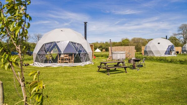 Beavers Retreat campsite in Manorbier, Pembrokeshire