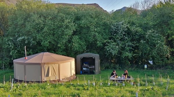 Gyrn Ddu Camping campsite in Clynnogfawr, Gwynedd