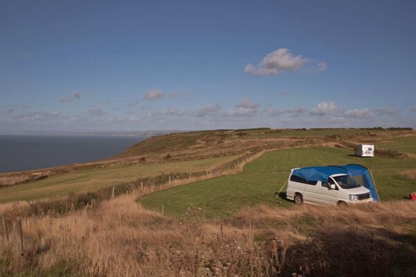 Penrhyn Farm Camping campsite in New Quay, Ceredigion