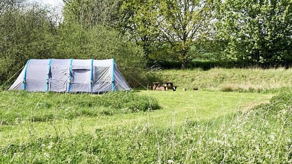 Barn Owl Camping campsite in Rattlesden, Suffolk