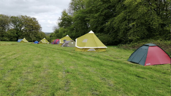 Coed Temple Druid campsite in Clunderwen, Pembrokeshire