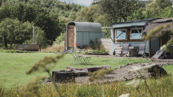 Belan Bluebells campsite in Llanidloes, Powys