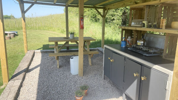 Belan Bluebells campsite in Llanidloes, Powys