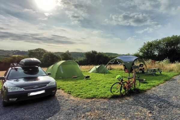 Green Sheep Camping campsite in Amroth, Pembrokeshire