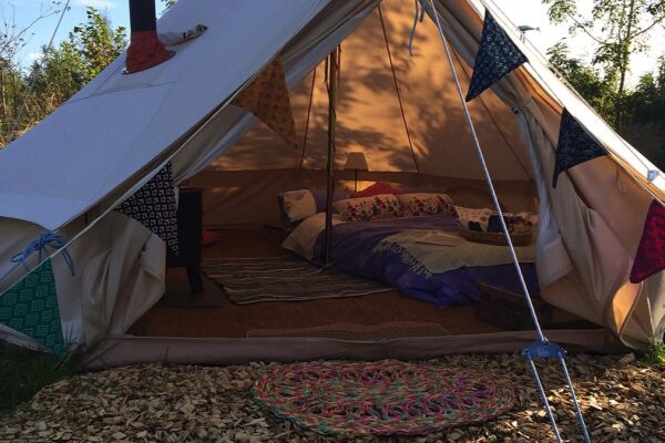 Moon Dance Camping campsite in Whitland, Pembrokeshire