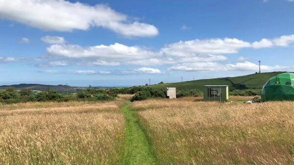 Pant y Rhedyn Domes campsite in Abergele, Conwy