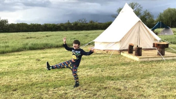 Thames View Camping campsite in East Tilbury, Essex