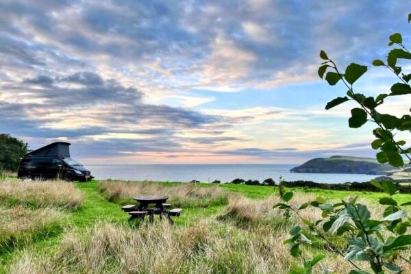 The Hide campsite in Newport, Pembrokeshire