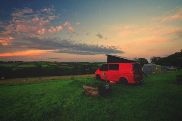 Dipple Farm Camping campsite in Bideford, Devon