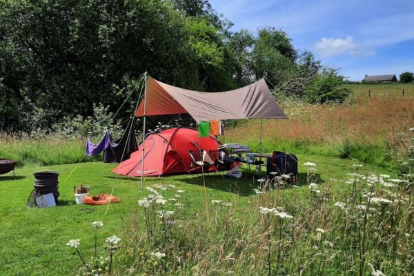 Birchwood Camping campsite in Leominster, Herefordshire