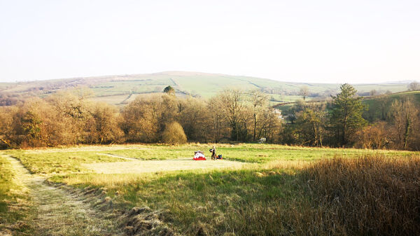 Llansawel Agored campsite in Llandeilo, Carmarthenshire
