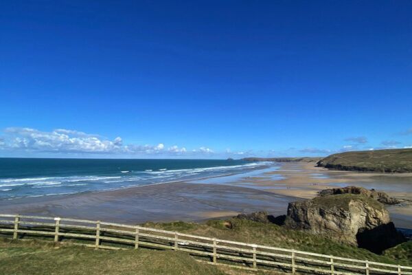Lambriggan Camping campsite in Perranporth, Cornwall
