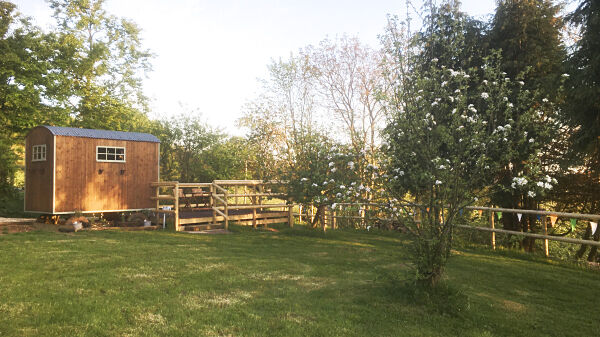 Lower Marlpits Farm campsite in Exeter, Devon
