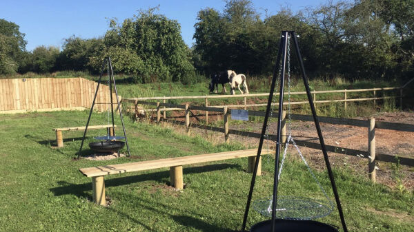 Orchard View Camping campsite in Wedmore, Somerset