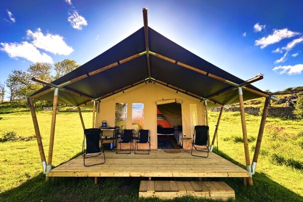 Shepherd's Crag Glamping campsite in Carnforth, Cumbria