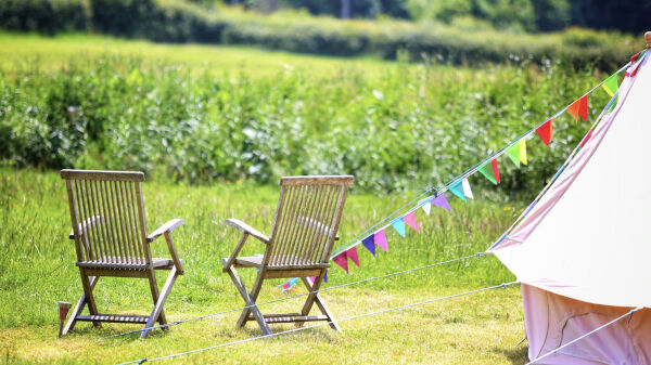 Plas yn Llangoed Camping campsite in Llangoed, Anglesey