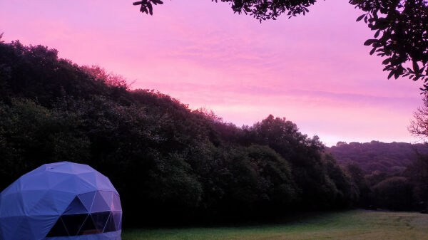 Penvose Barn campsite in Bodmin, Cornwall