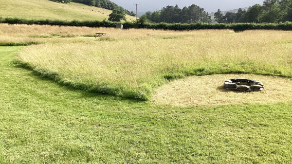 Dolwen Riverside Camping campsite in Denbigh, Denbighshire