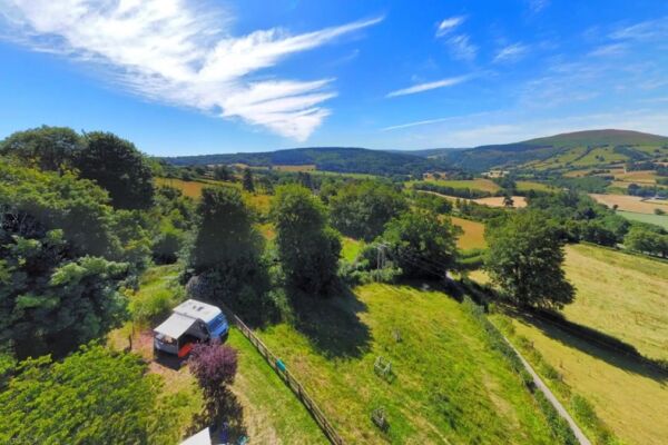 Alltimate View campsite in Brecon, Powys