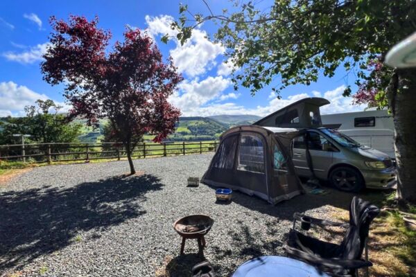 Alltimate View campsite in Brecon, Powys