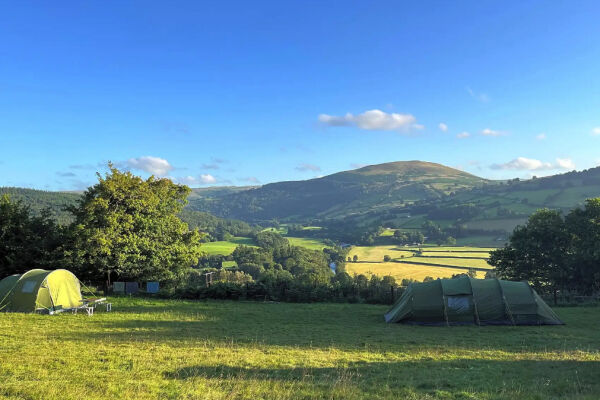 Alltimate View campsite in Brecon, Powys