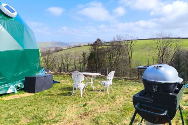 Holy Pools Glamping campsite in Carmarthen, Carmarthenshire