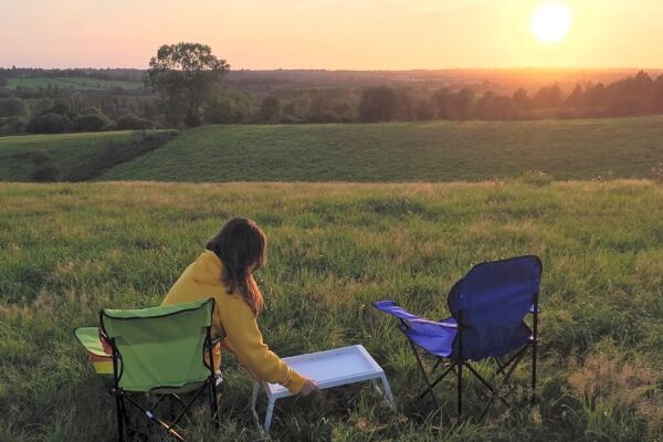Bragenham Farm campsite in Leighton Buzzard, Buckinghamshire