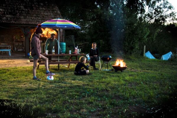 Bragenham Farm campsite in Leighton Buzzard, Buckinghamshire